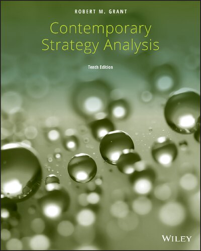 Contemporary strategy analysis (10th Edition) - Orginal Pdf